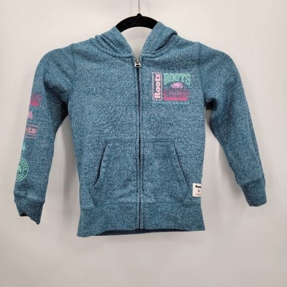 Roots Zip Up Hoodie Small 5-6 Years - Picture 1 of 7